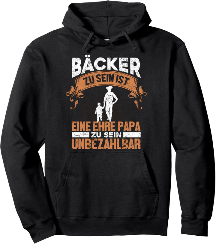 Bäcker Kuchen Backwaren - Papa Vater Backen Konditor Pullover Hoodie