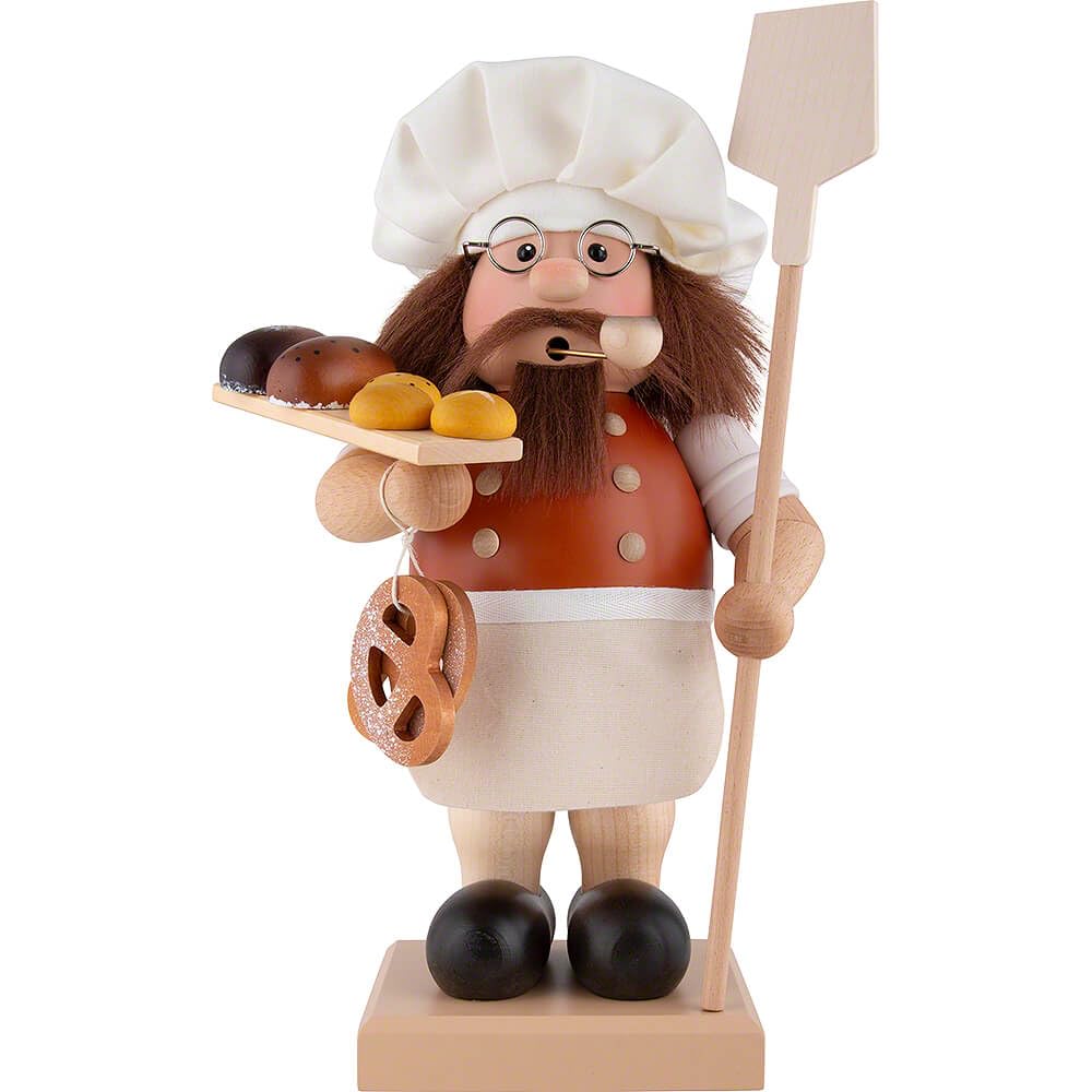 Christian Ulbricht Räuchermännchen Bäcker Natur - 34 cm