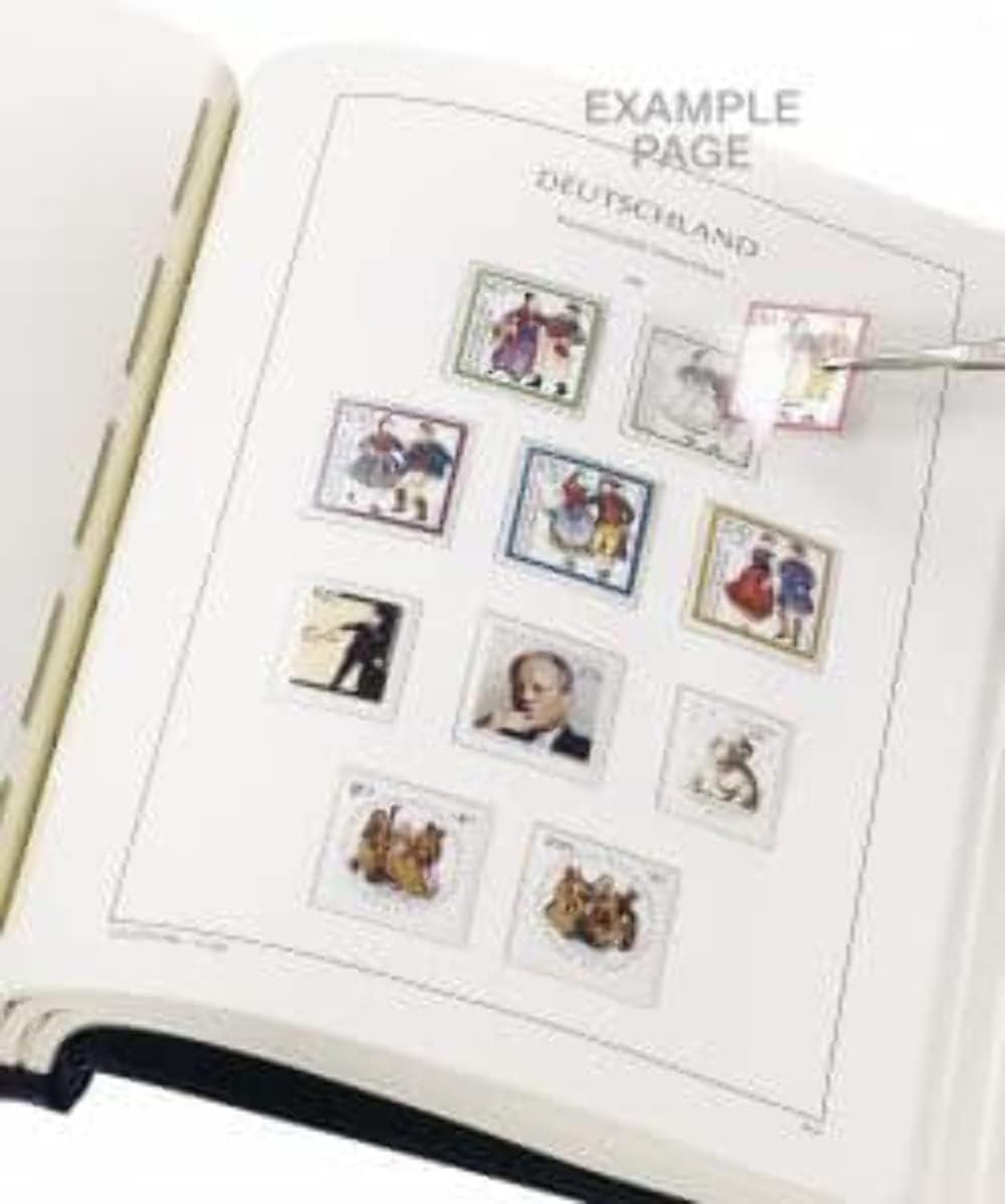 Leuchtturm Vordruckblätter Bundesrepublik Deutschland 1990-1994 mit SF-Schutztasche | Sammelblätter