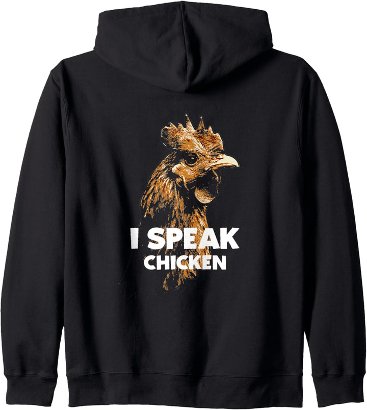 Crazy Chicken Lady Hühner I speak Chicken Design Kapuzenjacke
