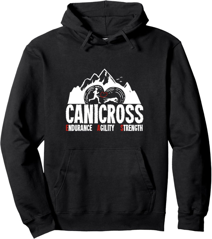 Canicross Geschenk für einen Hundebesitzer Pullover Hoodie