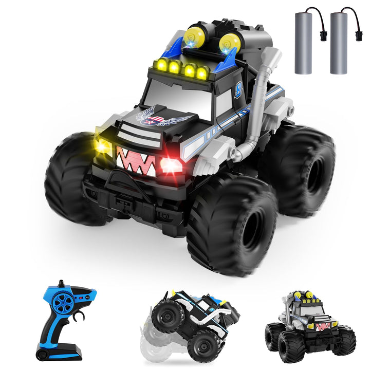 Dysaim Amphibienfahrzeug Ferngesteuertes Auto Offroad, Monstertruck Ferngesteuert, Kinder Spielzeug