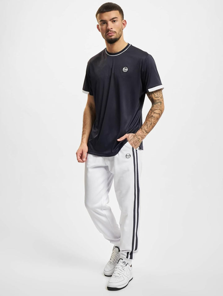 Sergio Tacchini Herren Sporthose S White/Navy (100), S White/Navy (100)