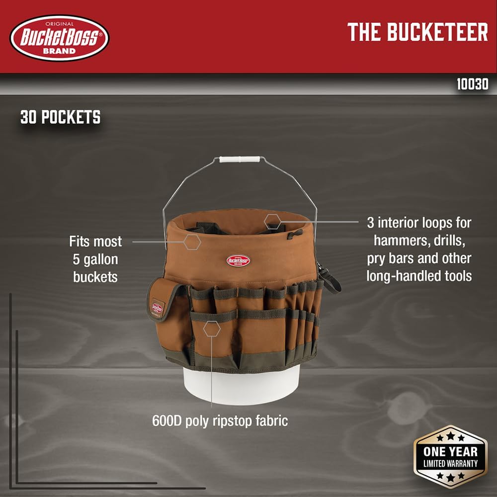 Bucket Boss Bucket Boss 10030 die Bucketeer BTO Brown|brown, Braun