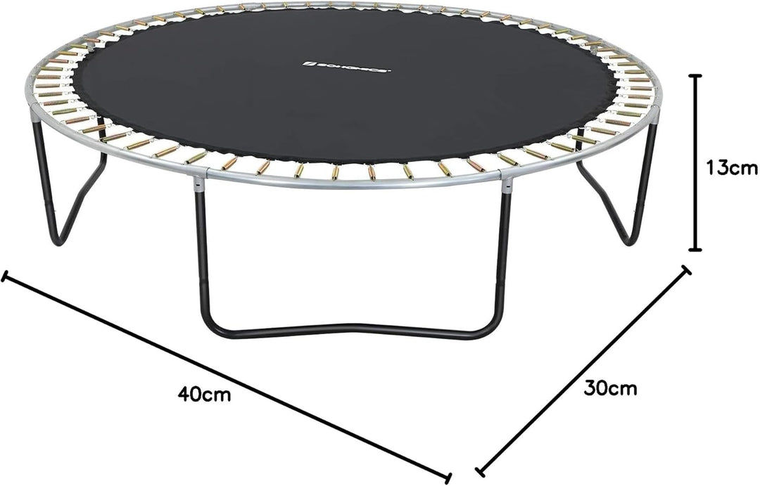 SONGMICS Sprungtuch Trampolin, Trampolinsprungtuch Ø 244 305 366 cm, Sprungmatte, Trampolinzubehör,