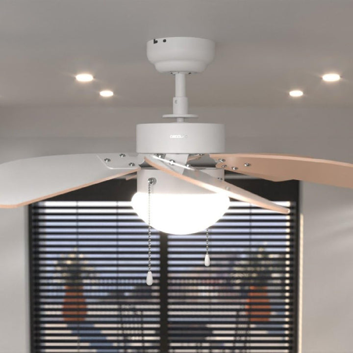 Cecotec Deckenventilator EnergySilence 3600 Vision Orange, 50 W, Durchmesser 92 cm, Lampe, 3 Geschwi