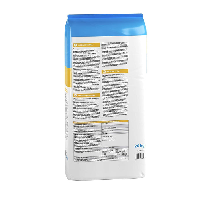 Knauf Flexkleber eXtra, 20 kg, 90% staubreduzierter Dünnbettmörtel für sauberes Arbeiten, extra star