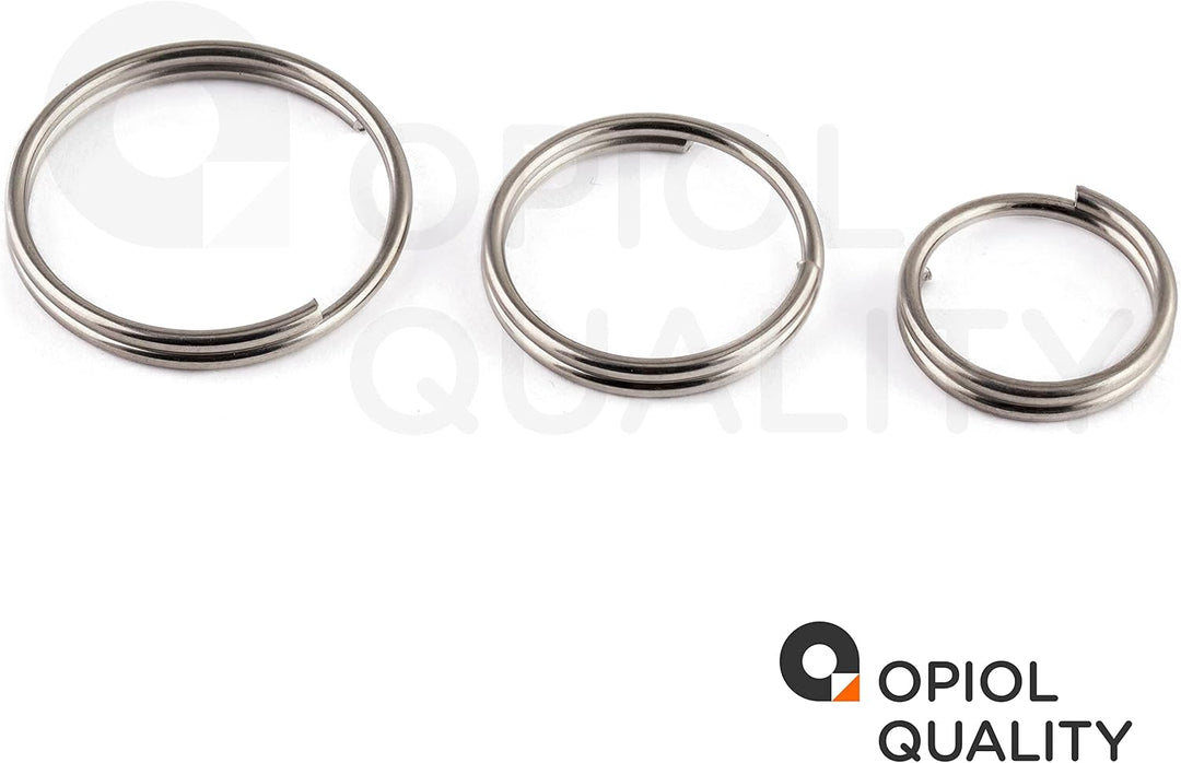 Schlüsselring Schlüsselringe 30mm Edelstahl A4 V4A (10 Stück) Schlüsselbund Schlüsselanhänger Metall