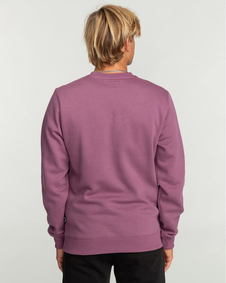 Billabong Herren Arch Cr Sweatshirt (1er Pack) XL Bright Purple, XL Bright Purple
