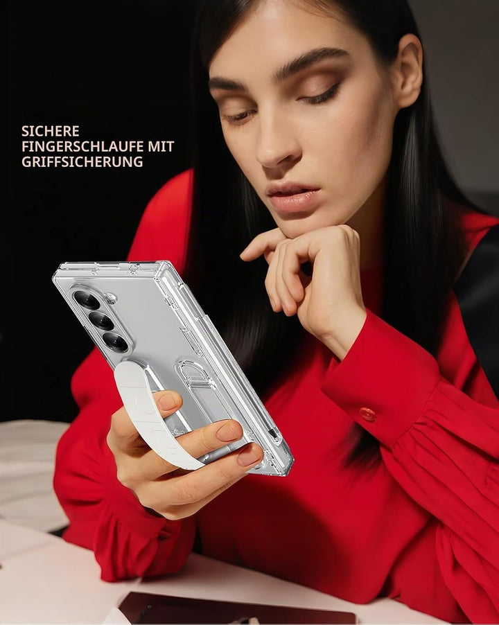 NINKI für Samsung Galaxy Z fold 7 Handyhülle mit Armband Ständer fold7 Schutzhülle mit Stift fold7 h