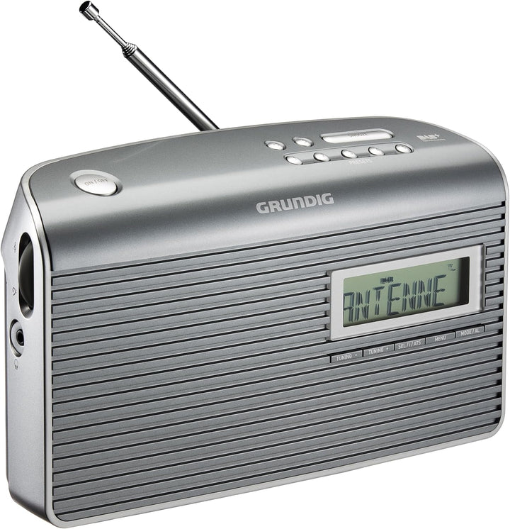 Grundig Music 7000X DAB+ Radio, für unterwegs oder zuhause, tragbares Radio, UKW, grosses Display, e