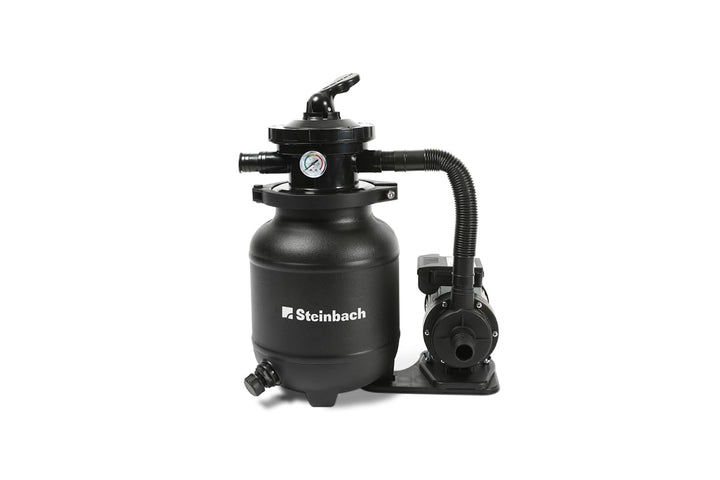Steinbach Filteranlage Classic 250N – 040385 – Pumpe für Pools mit bis zu 19.000 l – Mit 7-Wege-Vent