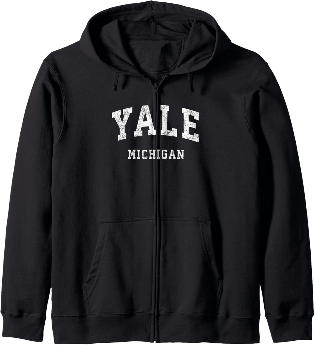 Yale Michigan MI Athletik-Sportdesign im Vintage-Stil Kapuzenjacke