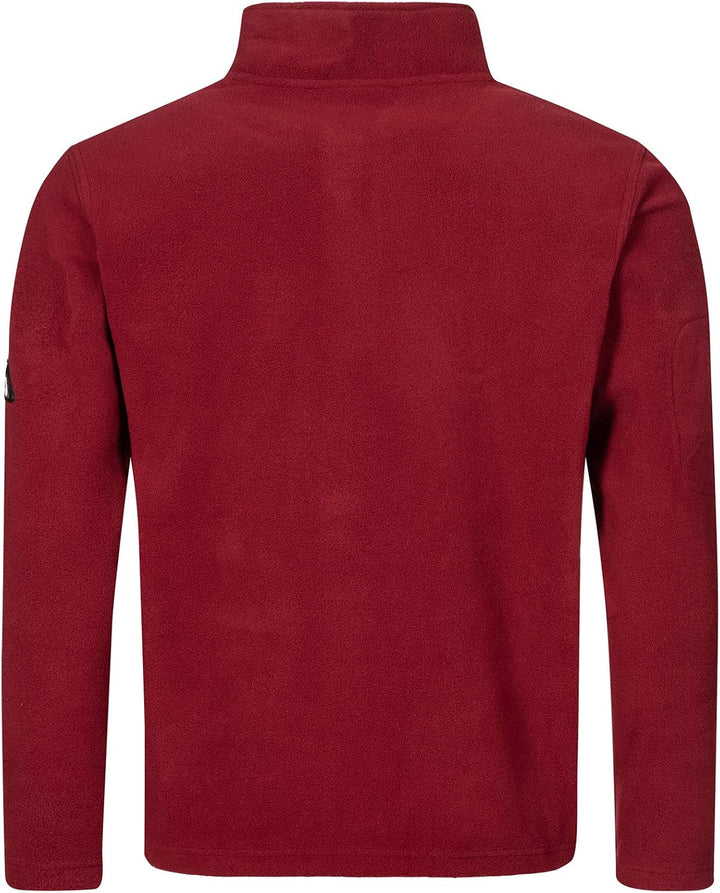 Rock Creek Herren Fleece Jacke Outdoor Wanderjacke H-197 S Weinrot, S Weinrot