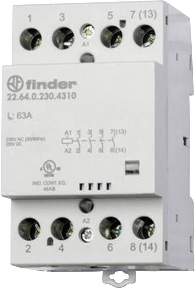 finder SERIE 22 0.230.4710-1 22.64.0.230.4710 Schuetz 3 Schliesser, 1 Oeffner DC, 230 V/AC 63A 1St