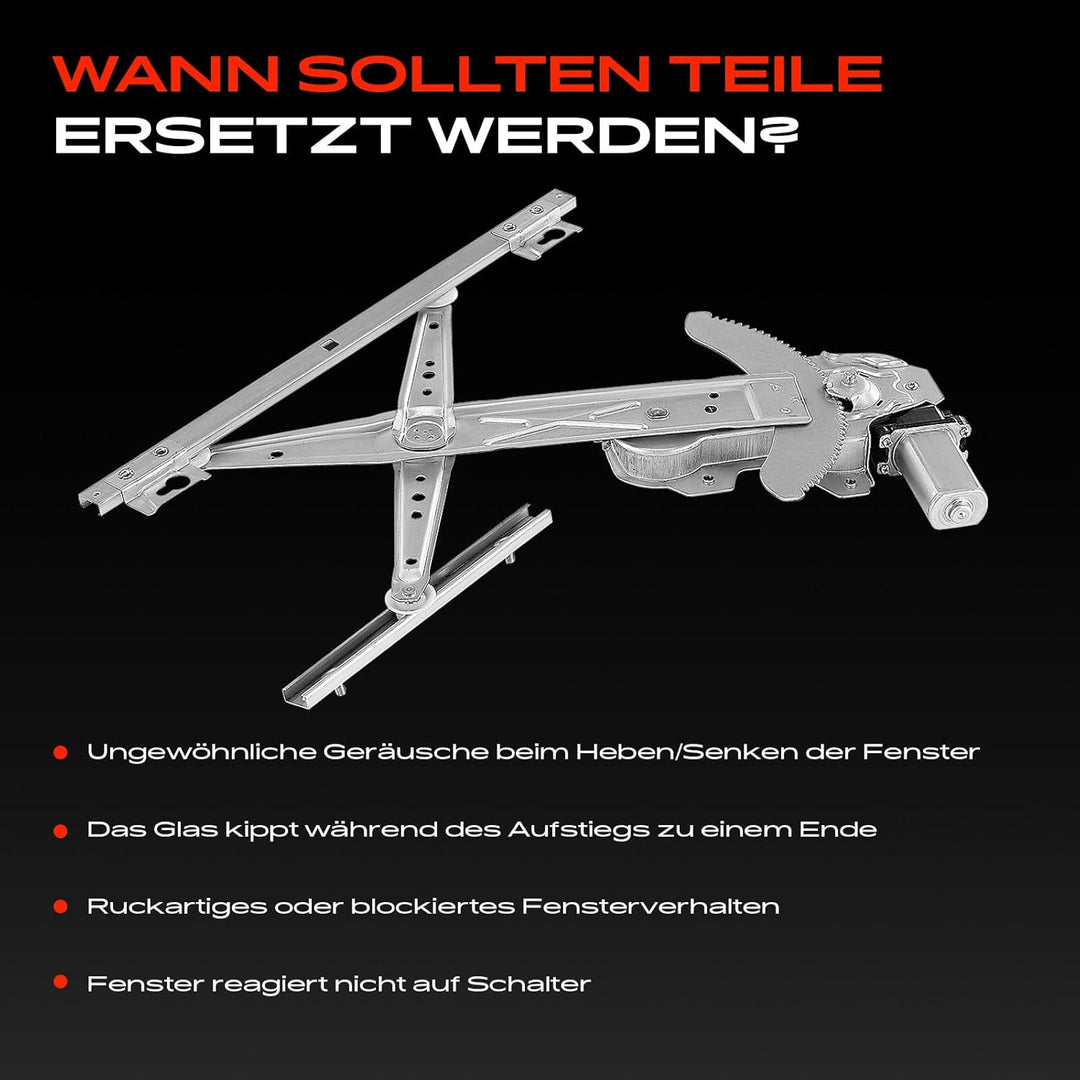 Frankberg Fensterheber mit Motor 2 Pins Vorne Rechts für Defender Cabrio Pick-up Pritsche Fahrgestel