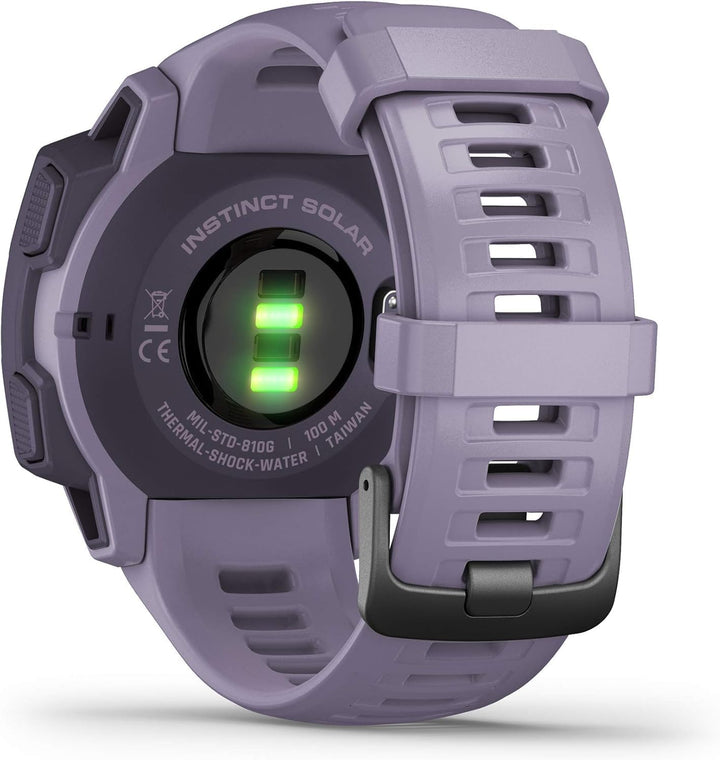 Garmin Instinct - wasserdichte GPS-Smartwatch mit Sport-/Fitnessfunktionen. Herzfrequenzmessung am H