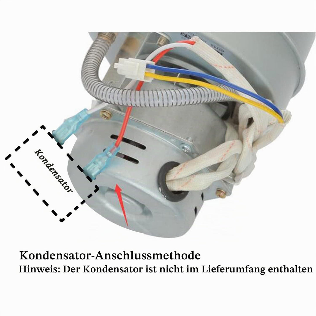 Radiallüfter 230v mit rückstauklappe gebläsemotor saugventilator zentrifugalventilator zentrifugallü