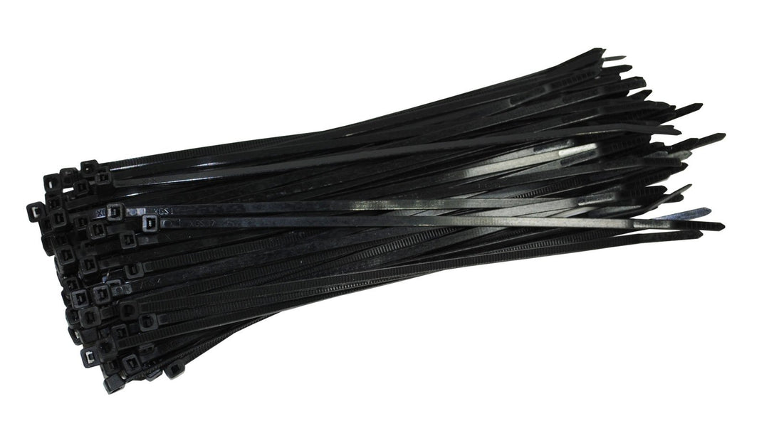 1000 Stück Profi Kabelbinder schwarz Industriequalität 140 mm x 3,6 mm 18,2 kg Zugkraft Nylon cable