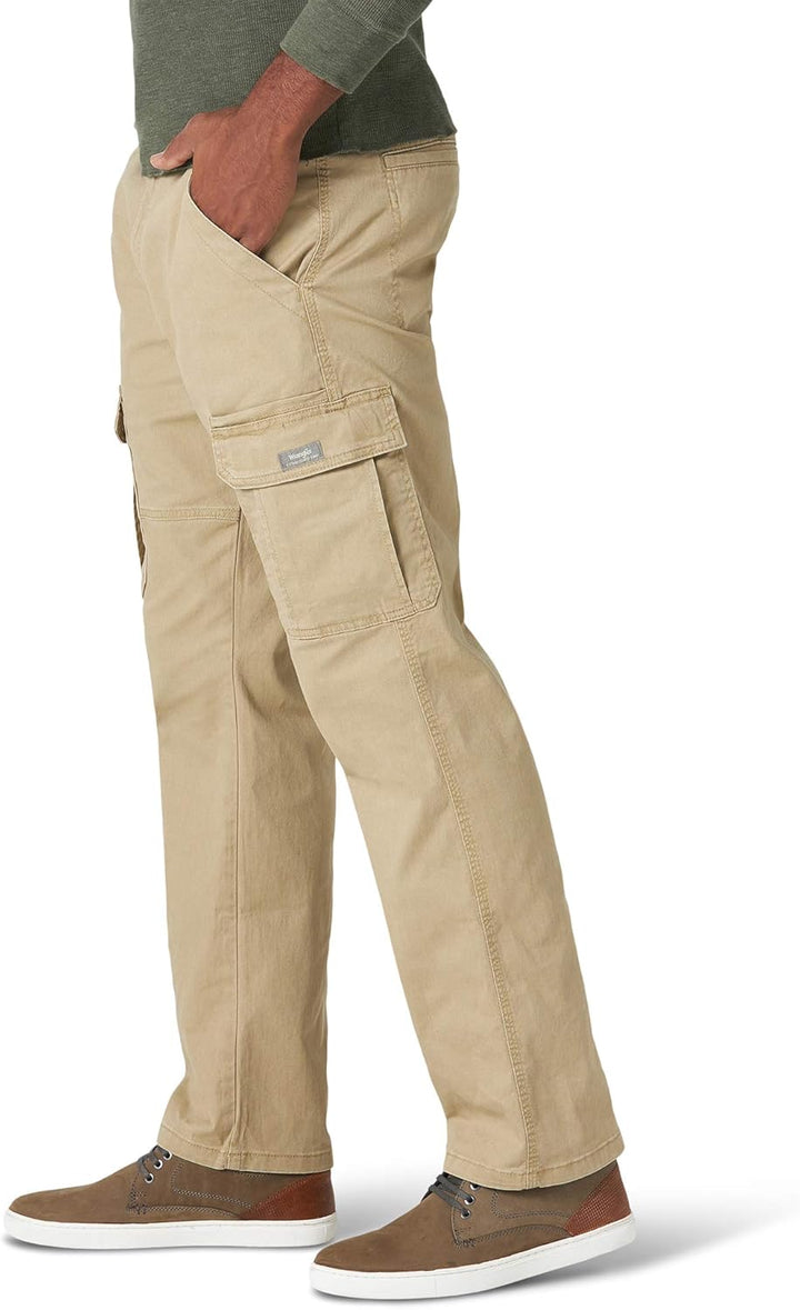 Wrangler Authentics Herren Cargohose mit Lockerer Passform Lässige Hose 29W / 30L Ulmenholz, 29W / 3