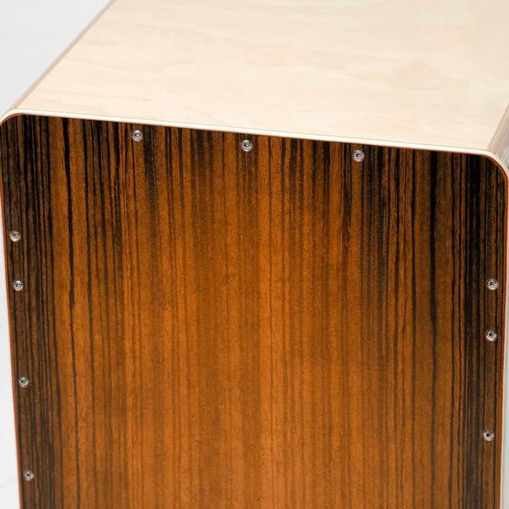 Sela 051 Varios Brown Snare Cajon mit Sela Snare System, geeignet für Anfänger und Fortgeschrittene,