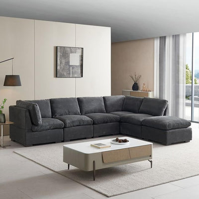MRTREES Gardinen mit Kräuselband Vorhänge Kurz Grau und Weiss 2er Set 145x140 cm Gardinen mit Leinen