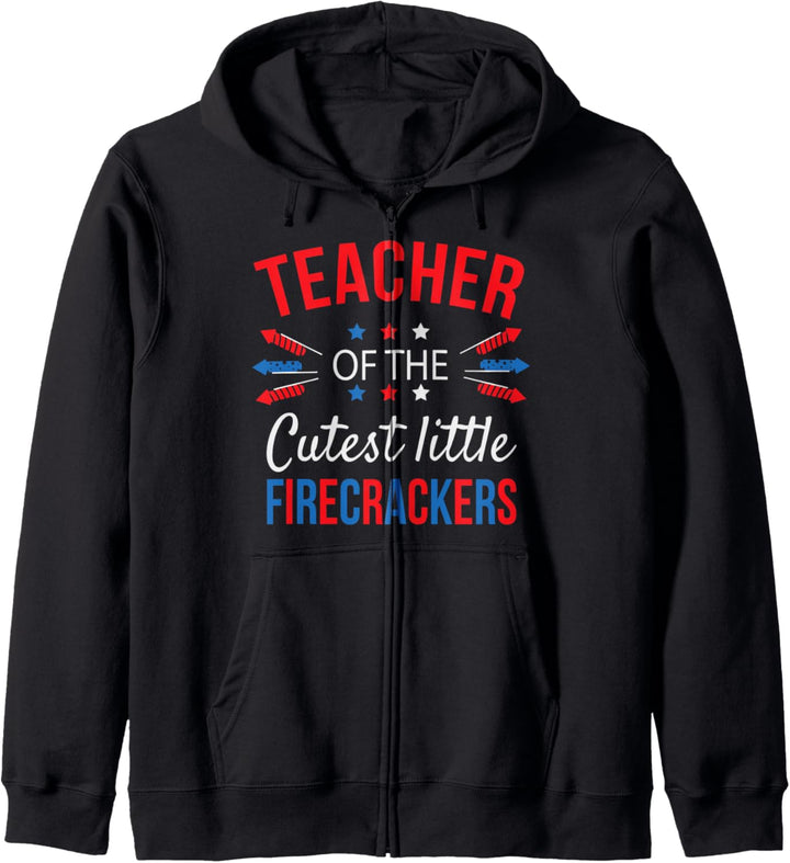 4. JULI Shirt LEHRER DER KLEINEN FEUERKRACKER Schüler Kapuzenjacke