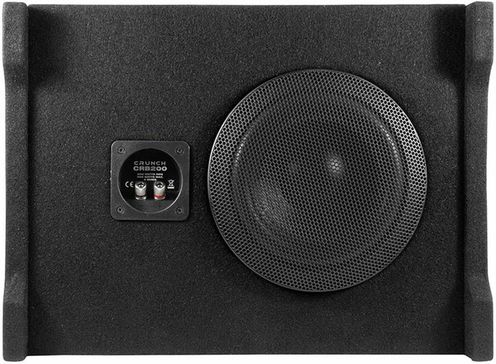 Crunch CBP 1000F | Flacher Subwoofer + 4-Kanal-Verstärker + kompletter Kabelsatz