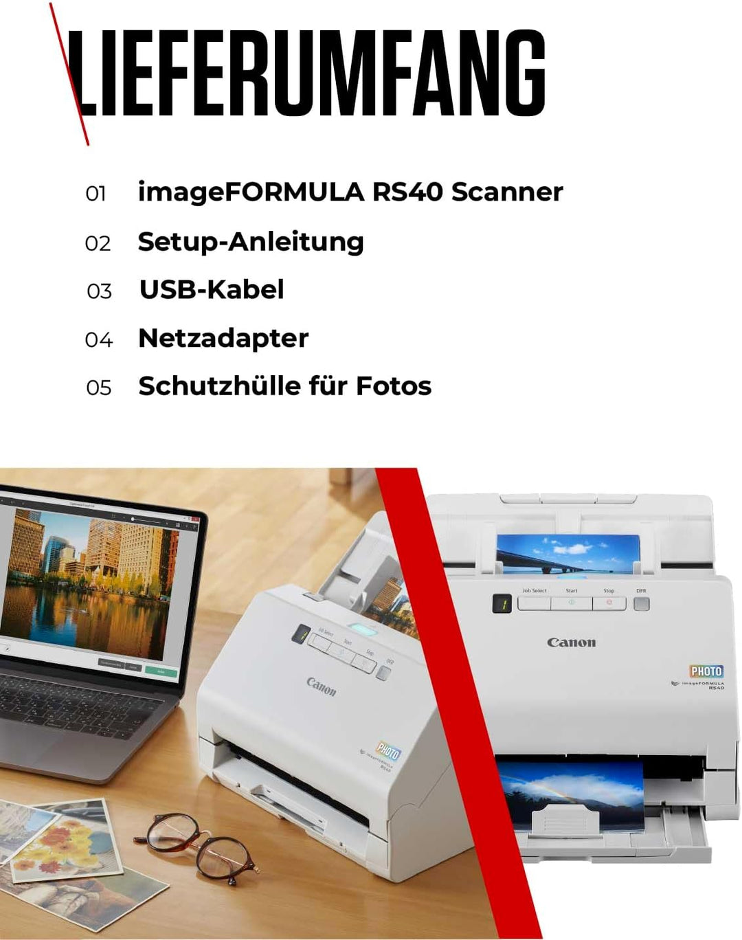 Canon imageFORMULA RS40 - dokumentscan
