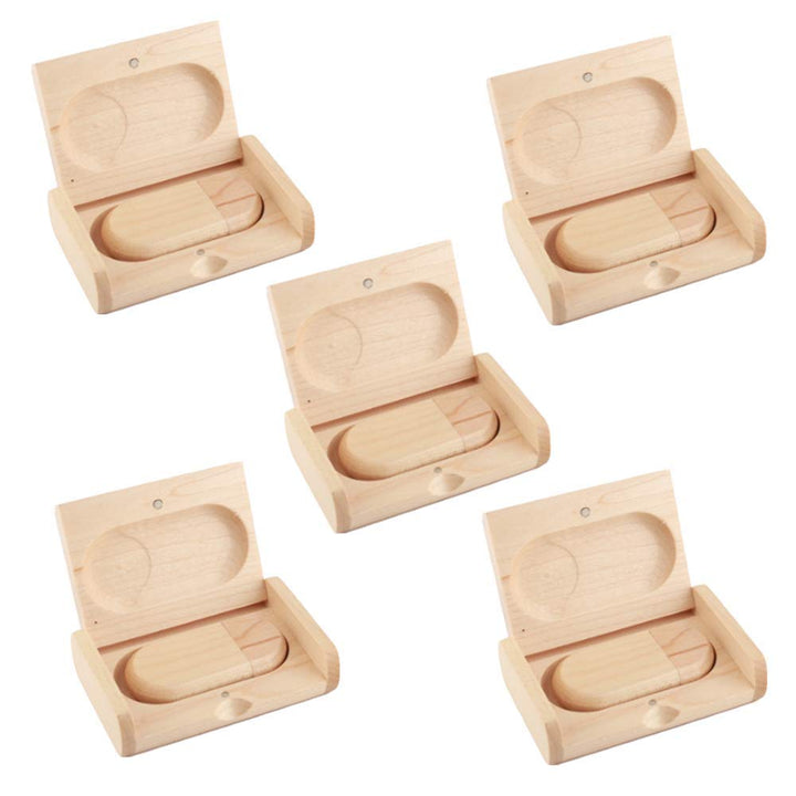 Anloter Holz-Flash-Laufwerke, 16 GB, USB 2.0, USB-Stick, Holz-Memorystick, Starthilfe-Laufwerk für B