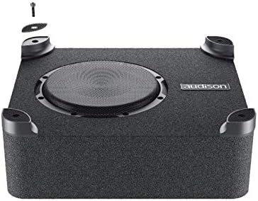 Audison APBX 8 DS – 8-Zoll-Subwoofer in geschlossener Box, Dual-Schwingspule 4+4 Ohm, 500W Peak, kom