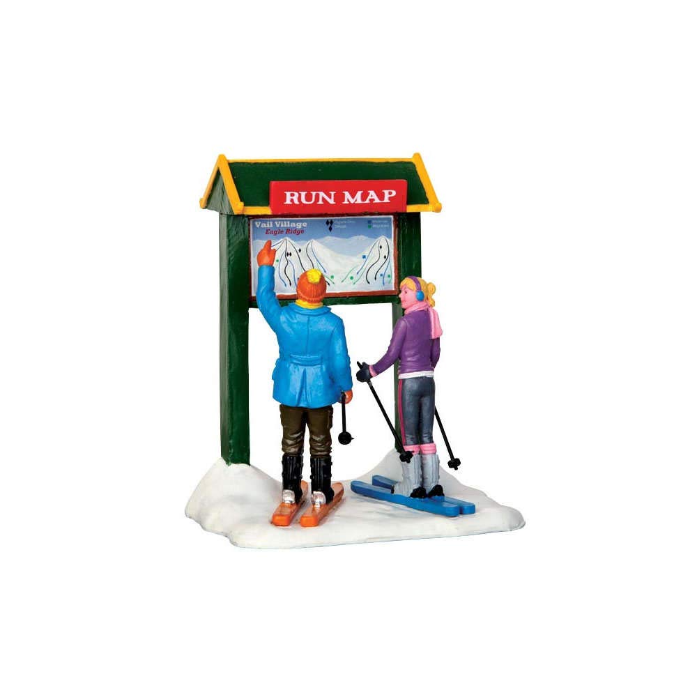 Lemax - What's Next? - Ski Karte lesen - Zübehör für die eigene kleine Weihnachtswelt
