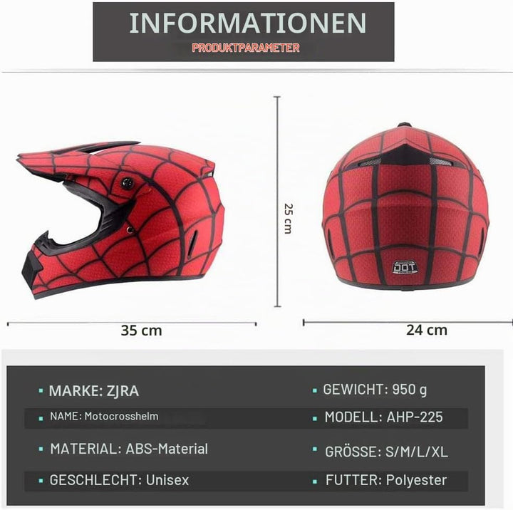 Jugend Motorradhelme,Kinderfahrradreithelm,Junge Und Mädchen, Roller Ski ATV Helm,ECE-Zertifizierung