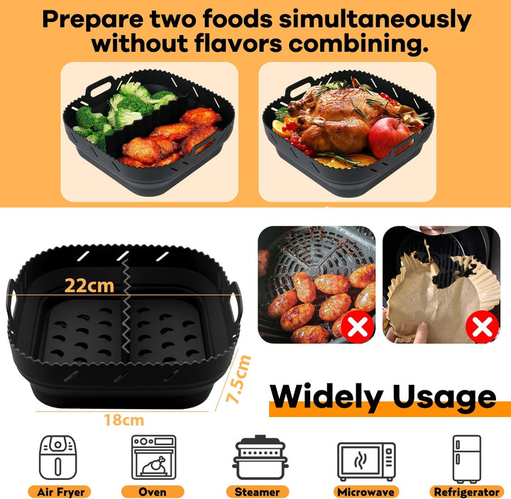 Heissluftfritteuse Zubehör für COSORI Turboblaze 6L Airfryer XXL 5,5L 6,2L Turbo Tower Pro 10,8L, Ru