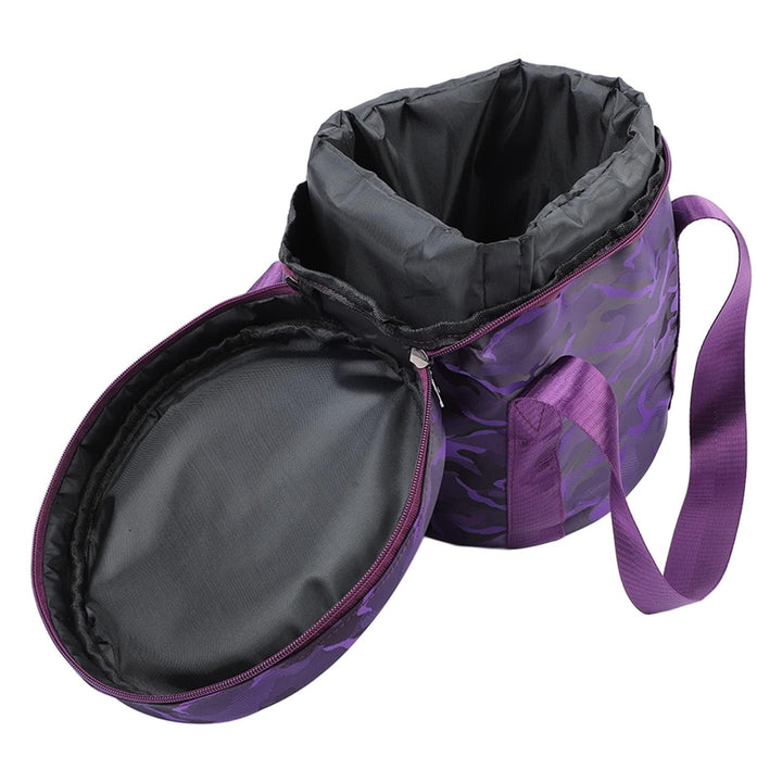 Musikschalen-Tasche, Klangschalen-Aufbewahrungstasche, Kristall-Klangschalen-Tragetasche mit 2 Ausse