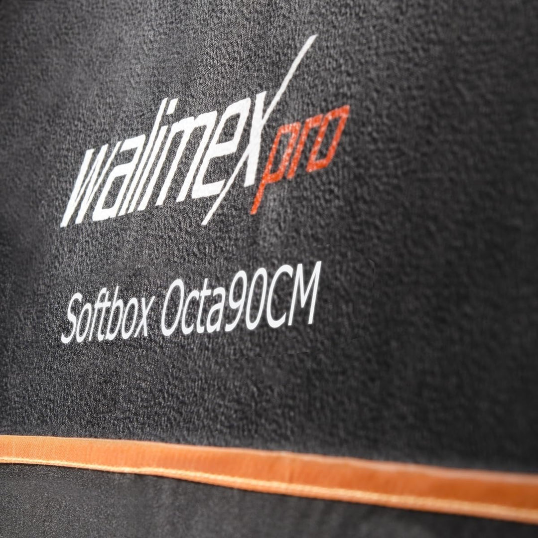 Walimex Pro Octagon Orange Line 90 Softbox ohne Adapter, ohne Adapter
