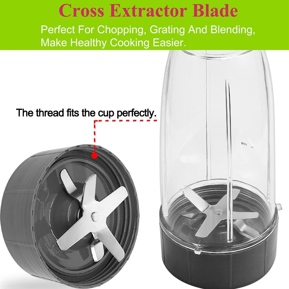 Ersatz Entsafter Klinge für Original Nutribullet 600Watt/ Pro 900 Watt Elektrischer Mixer Blender Sm