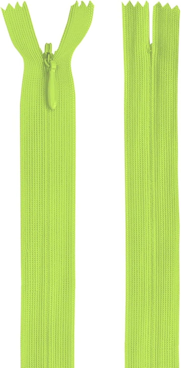 MARARDI [Packung 20 Unsichtbaren Reissverschlüssen [Grün] Nylon [45 cm] Nähen und Basteln zum Kleidu