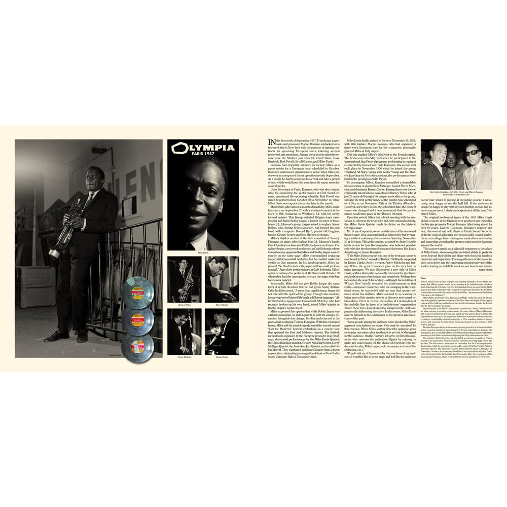 In Concert at the Olympia 1957, Vinyl