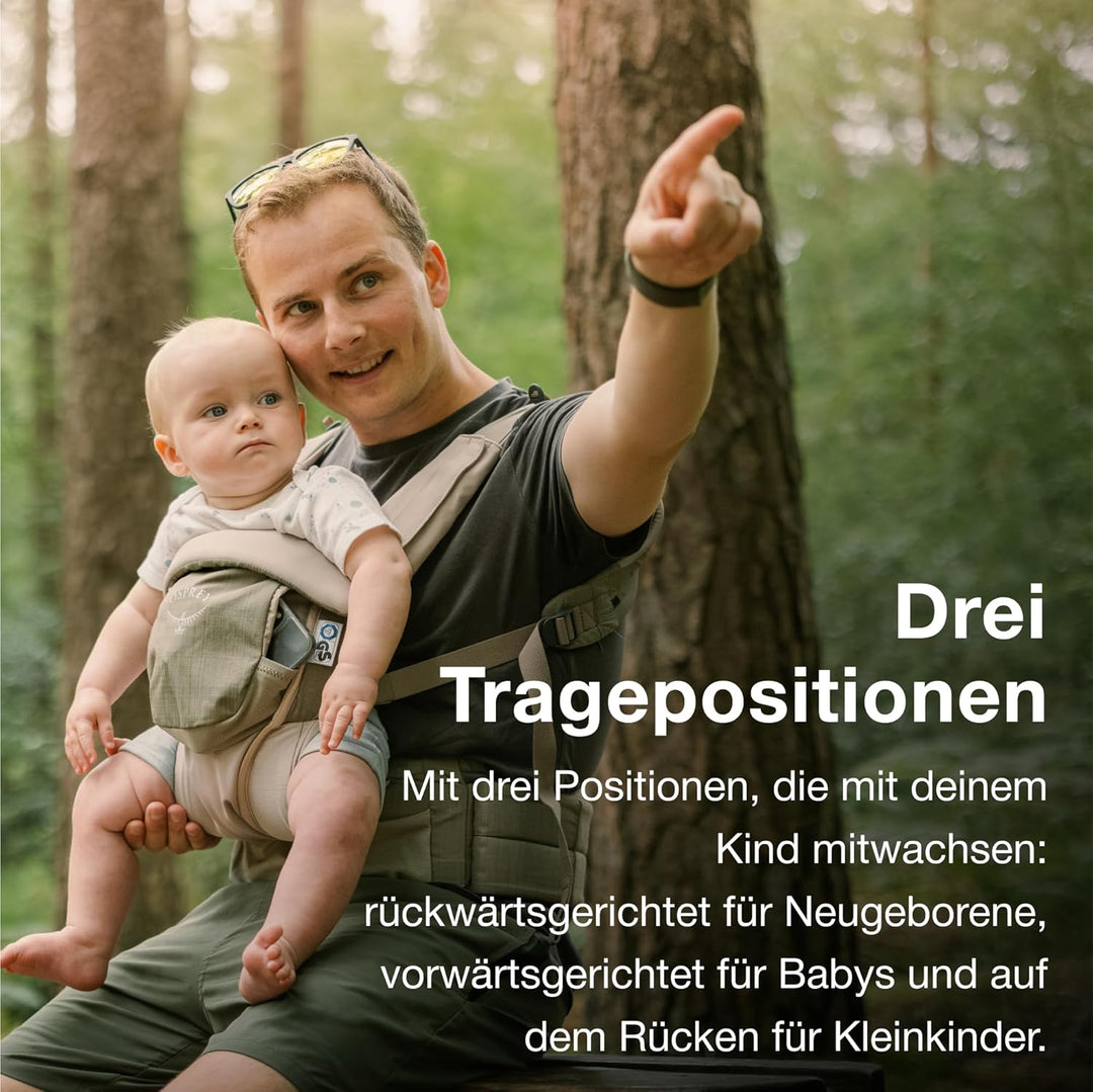 Osprey Poco Weiche Kindertrage LT Hellgrau, Hellgrau