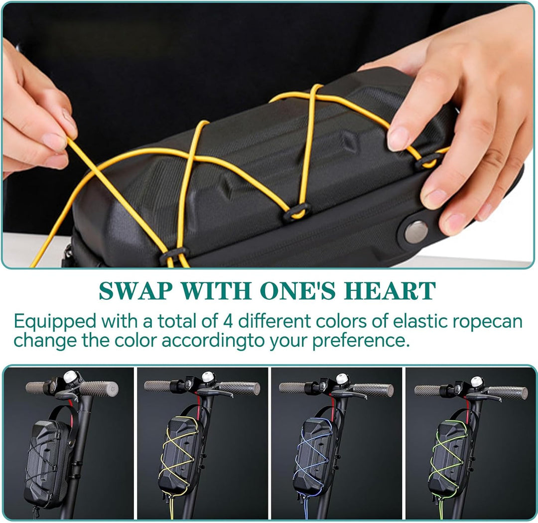 E Scooter Tasche für Elektroroller, wasserdichte Roller Tasche Front Tube Bag mit 4 Farben Drawstrin