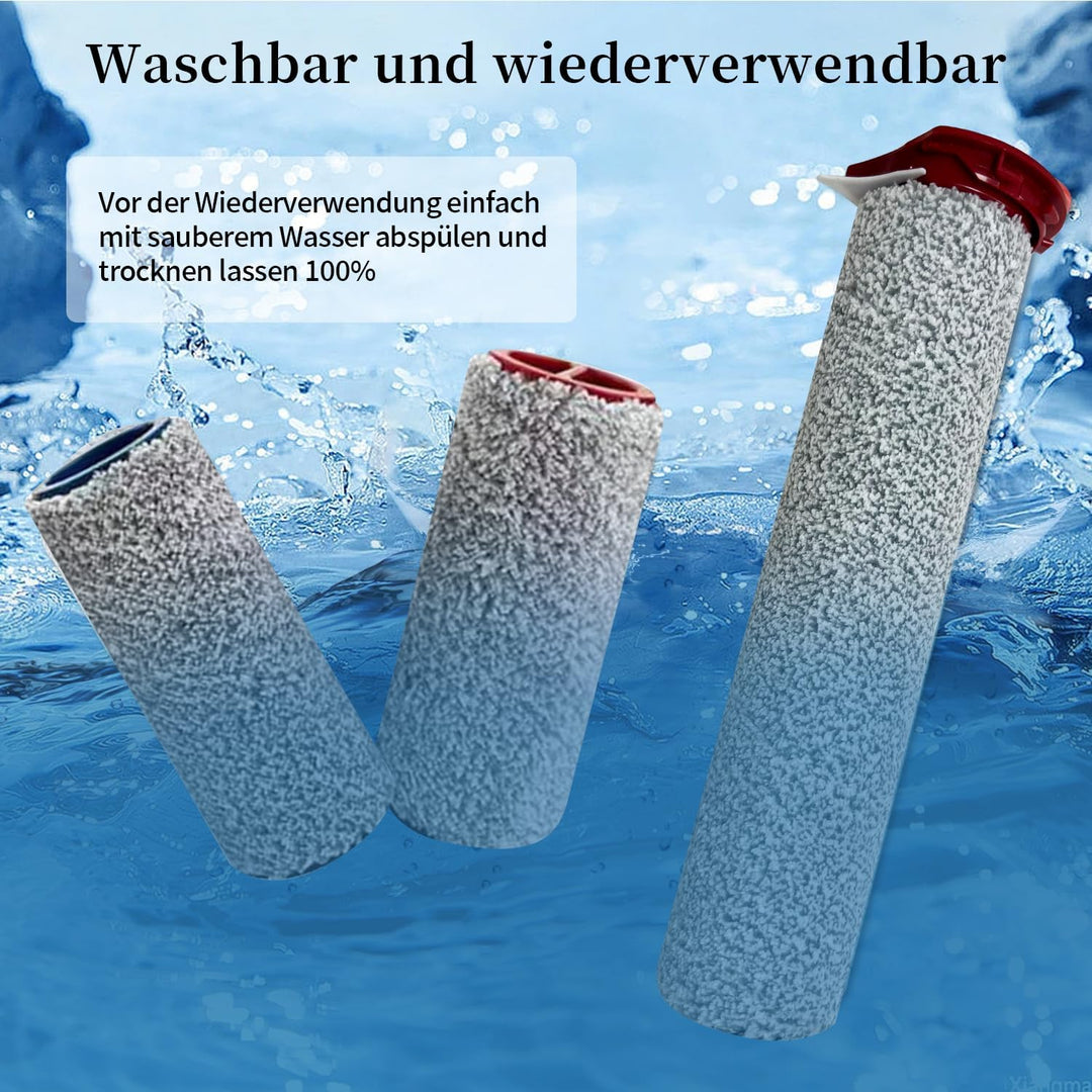 5 Stück Zubehörset für Roborock Dyad Pro/Dyad Pro Combo, 3 Bürstenwalze, 2 HEPA-Filter