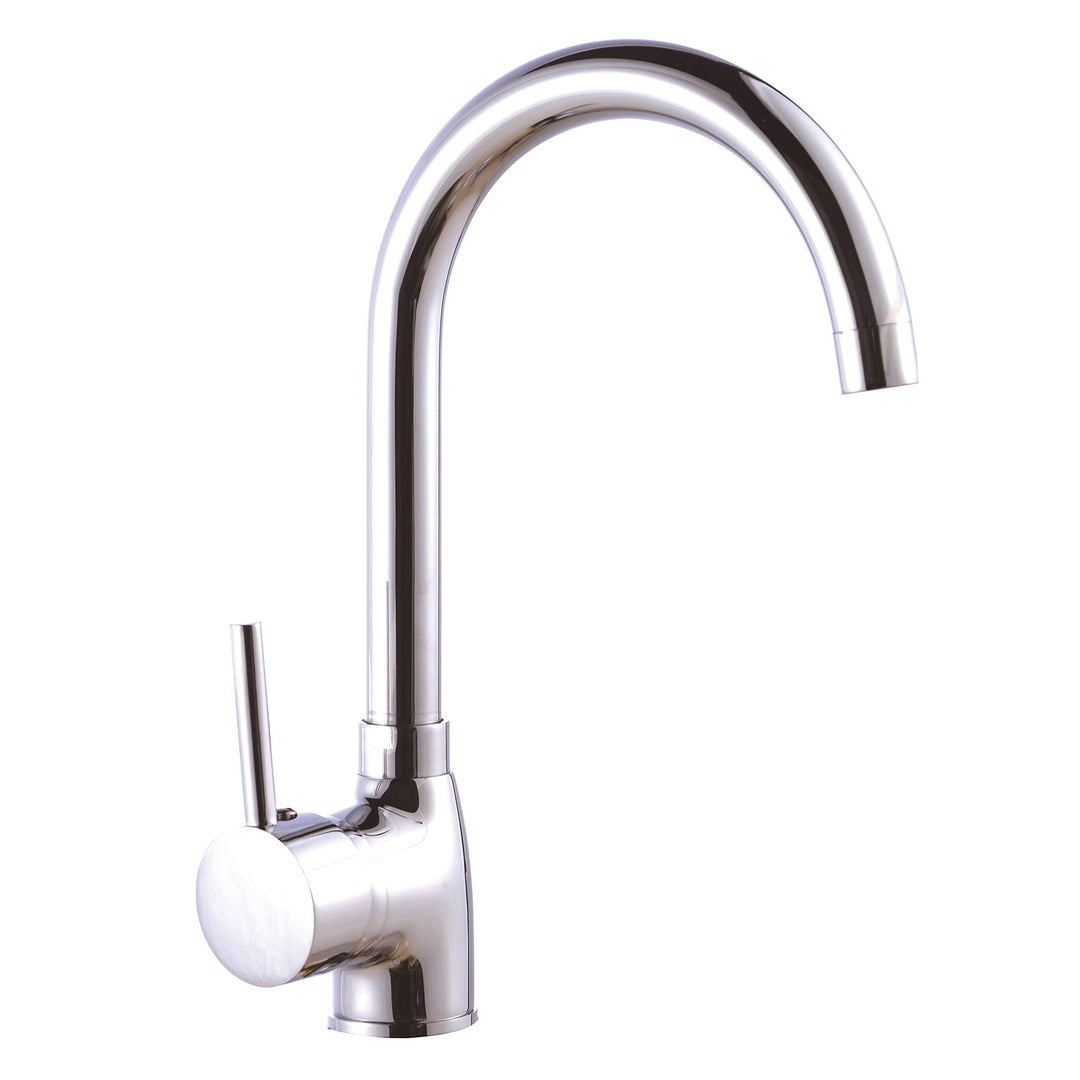 ZXC Moderne Hochdruck Schwanenhals Küchen Armatur Einhebel Mischbatterie Wasserhahn schwenkbar in Ch