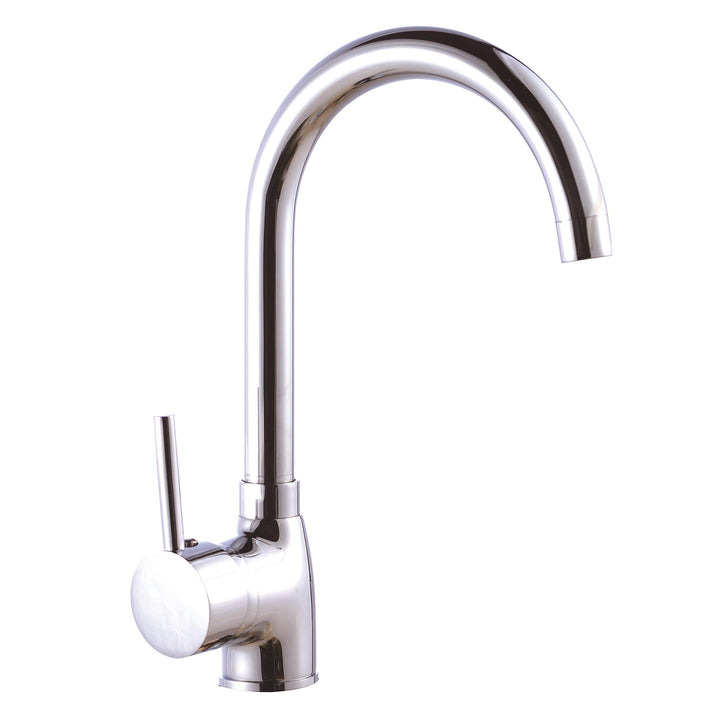 ZXC Moderne Hochdruck Schwanenhals Küchen Armatur Einhebel Mischbatterie Wasserhahn schwenkbar in Ch