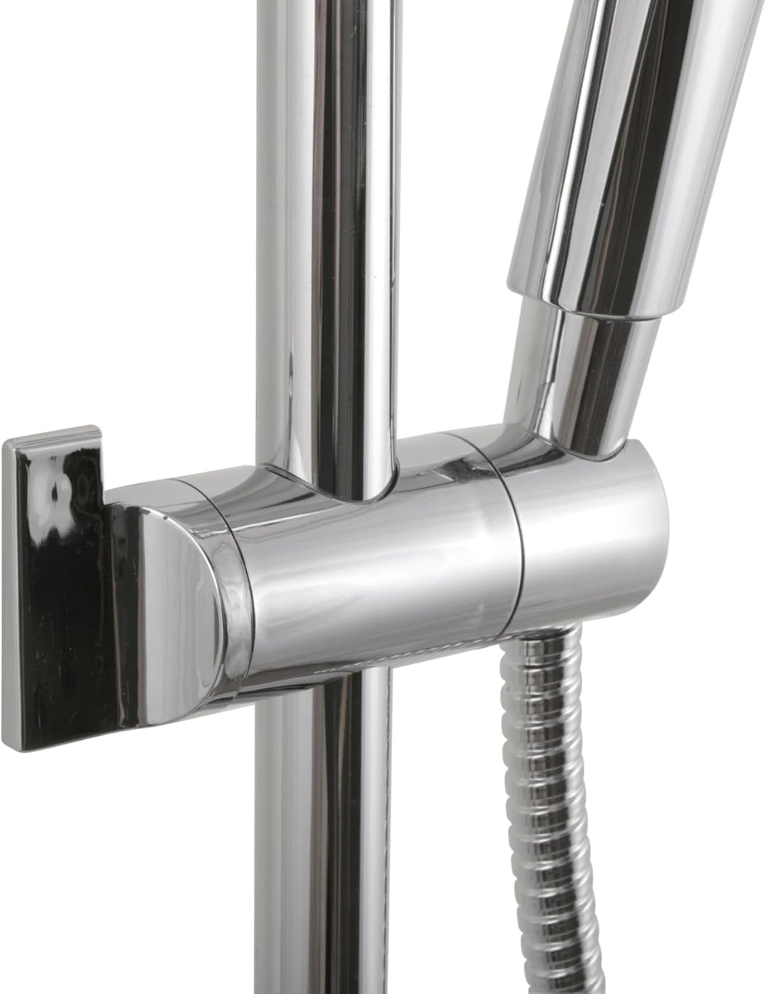 'aquaSu® Duschsystem Tima mit Regendusche & Handbrause | Handbrause: 4-strahlig | Kopfbrause: 1-stra