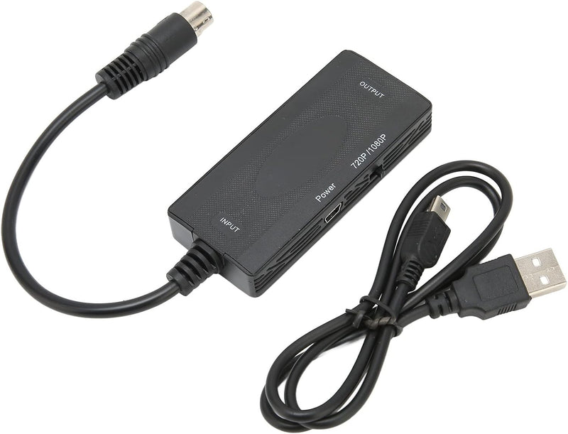 Annadue Konverter für Sega Saturn SS zu HDMI, 720P / 1080P HDMI-Kabeladapter für Saturn SS zu HDTV,