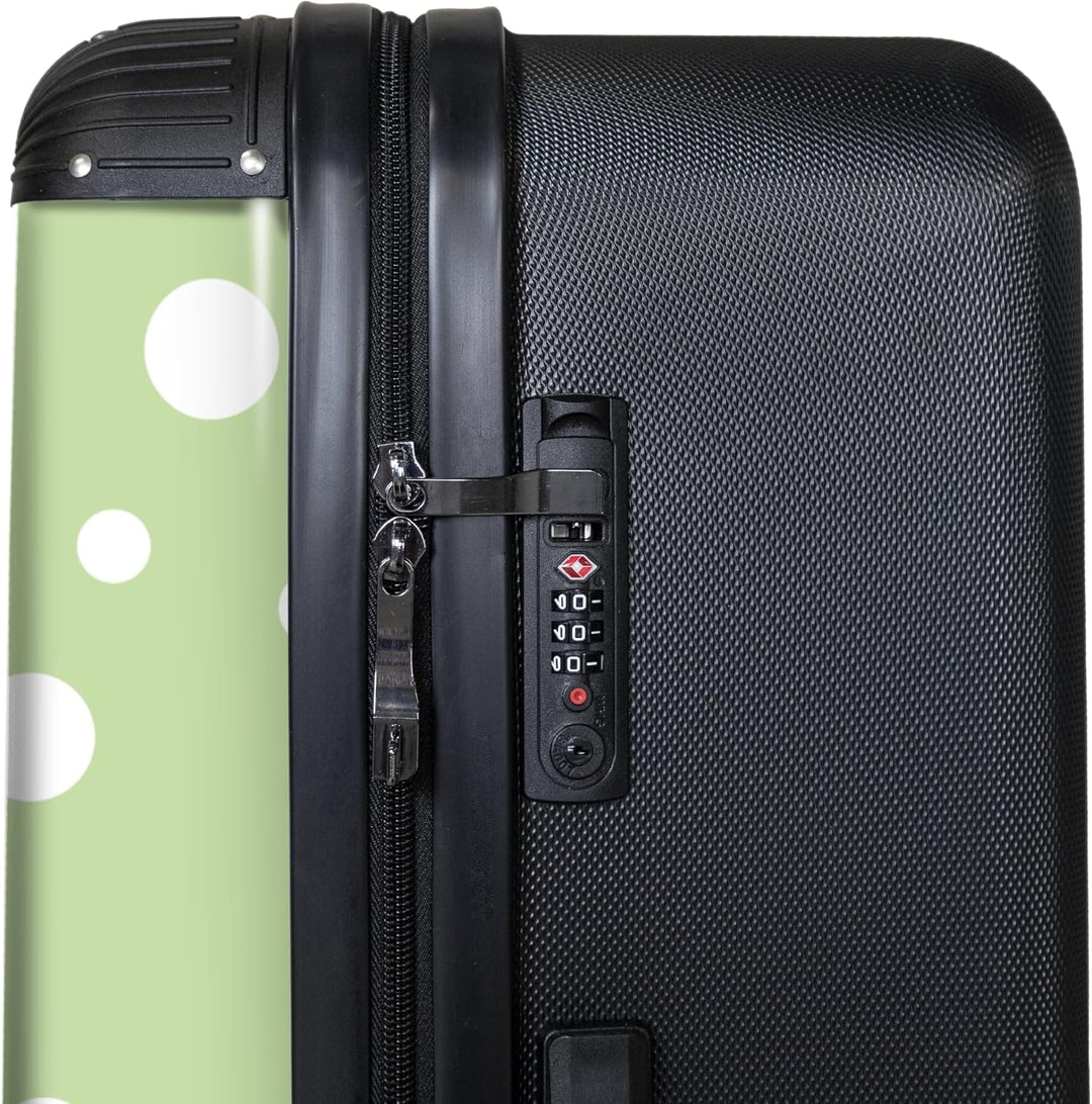 NoBoringSuitcases.com® Koffer XL Gross 77x51.5x28 cm Hartschale Reisekoffer 4 Rollen Leicht Koffer T