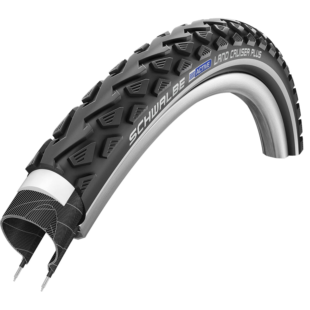 Schwalbe Land Cruiser Fahrrad Bereifung LAND CRUISER PLUS PunctureGuard, TwinSkin 37-622 - TwinSkin