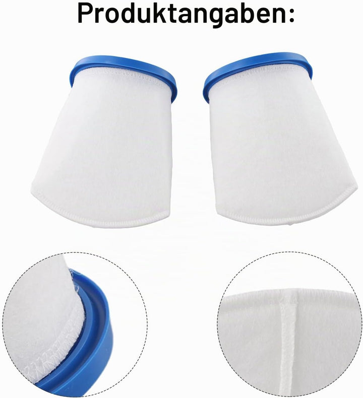 4 StückPool Filterbeutel Für Pool Blaster Max Li 30000ml | Ersatz-Sand- und Schlammfilterbeutel, Ers