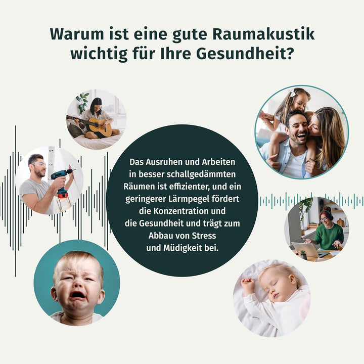 murando Akustikbild Abstrakt Bilder Akustikschaum Hochleistungsschallabsorber Schallschutz Leinwand